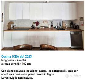 cucina Ikea bianca 
