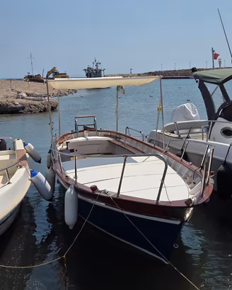 Gozzo Scotti e Belli, legno, appena restaurato