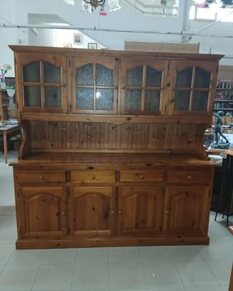 credenza 4 ante in legno massello