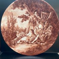 Piatto artistico ceramica Soravia Albisola -51 cm