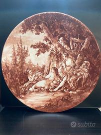 Piatto artistico ceramica Soravia Albisola -51 cm