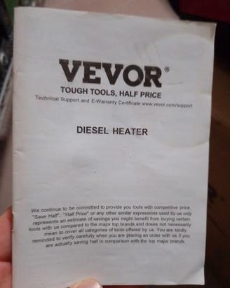 Riscaldatore vevor cinibasto 5kw