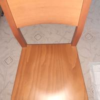 Sedie colore ciliegio