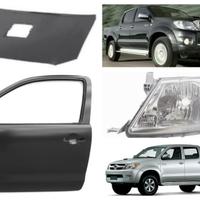 Toyota Hilux paraurti cofano fanale cerchi molle