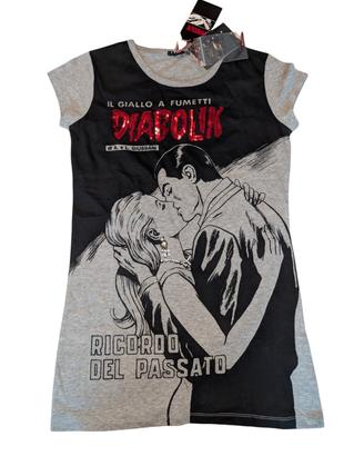 T shirt collezione Diabolik x Sisley 100% cotone