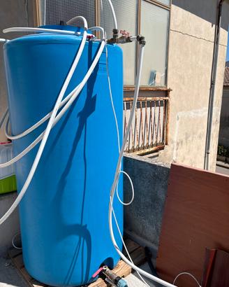 Serbatoio cisterna polietilene 1000 lt verticale