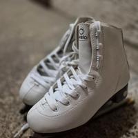 Pattini ghiaccio nr 36 pari al nuovo con coprilama