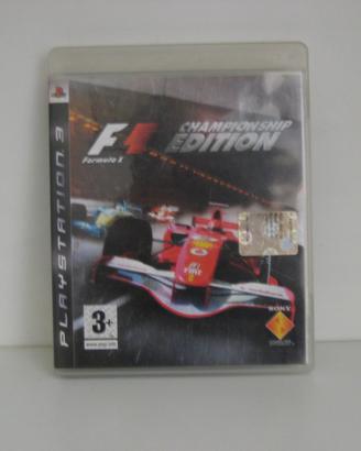 Gioco Ps3 Formula 1 championship edition