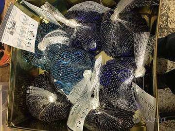 Confezione da 300 g di pietre in vetro e perline