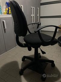 Sedia da ufficio con ruote