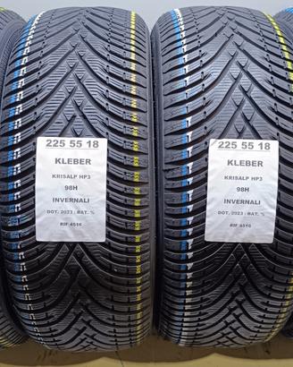 4 GOMME 225 55 18 KLEBER INV RIF4516