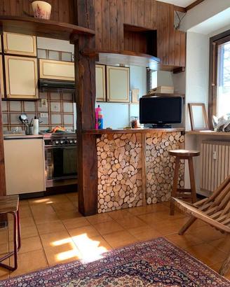 Trilocale con giardino