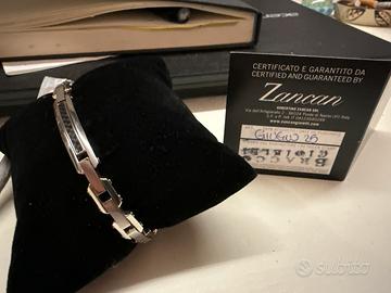 Bracciale in acciaio nuovo mai usato