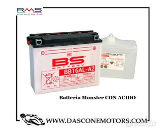 BATTERIA NUOVA SLA BB16AL-A2 Ducati Monster 600 75