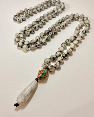 Collana Mala con pietre dure Stone