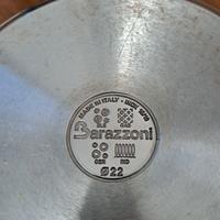 4 PENTOLE BARAZZONI COMPLETE DI COPERCHIO