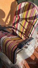 Sedia a sdraio reclinabile