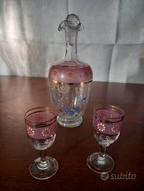 Bottiglia di rosolio antiquariato anni 30 vintage