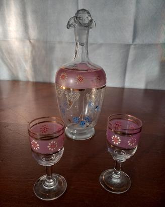 Bottiglia di rosolio antiquariato anni 30 vintage