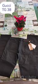 Jeans nero gucci nuovo cartellino