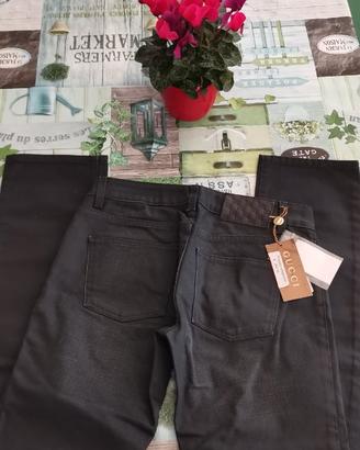 Jeans nero gucci nuovo cartellino
