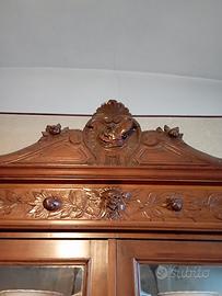 Antiquariato fine 800 cristalliera