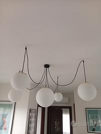 Lampadario a 6 sfere