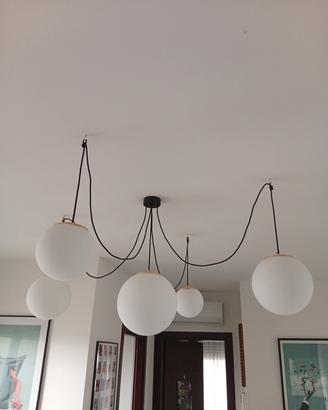 Lampadario a 6 sfere