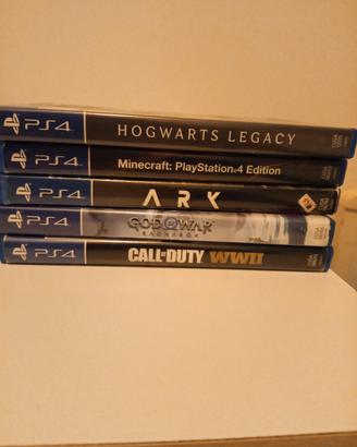 set 5 giochi ps4 