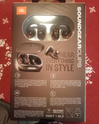 auricolari JBL soundgear clips