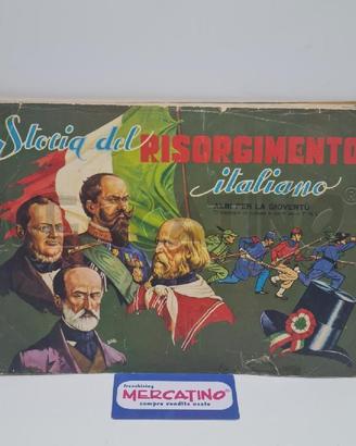 ALBUM FIGURINE STORIA DEL RISORGIMENTO INCOMPLETO