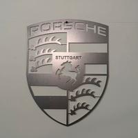 Stemma Porsche in ferro