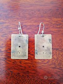 Orecchini con quadranti orologio