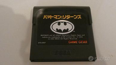 Gioco "Batman Returns" SEGA Game Gear GIAPPONESE