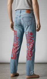 Levi’s 501 Premium W33 L36 Flower Power Pop Art