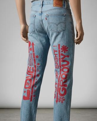 Levi’s 501 Premium W33 L36 Flower Power Pop Art