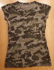 T-shirt militare bambino 7-8 anni 
