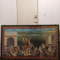 Batik su seta indiano fatto a mano con Raja