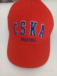 CSKA Mosca Cappellino Cap basketball Euroleague or