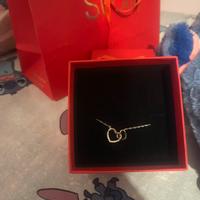 collana con due cuore