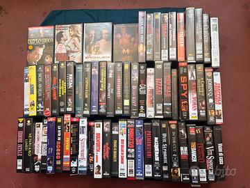 Lotto 70+ VHS Film Anni 90/2000 Thriller e Azione