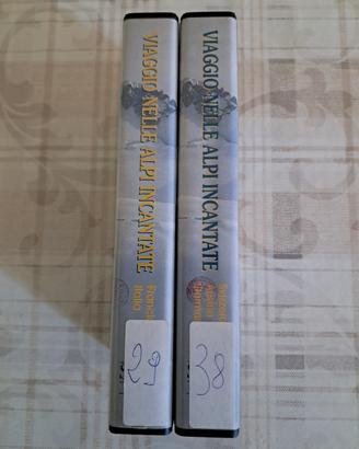 2 vhs della serie "viaggio nelle Alpi incantate"