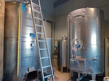 Impianto completo di imbottigliamento vini