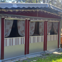 Roulotte molto bella con veranda estiva invernale