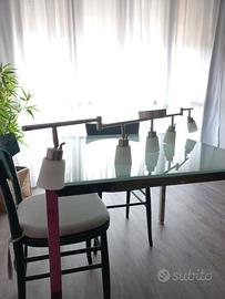 Lampadario a 5 faretti