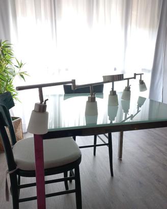 Lampadario a 5 faretti