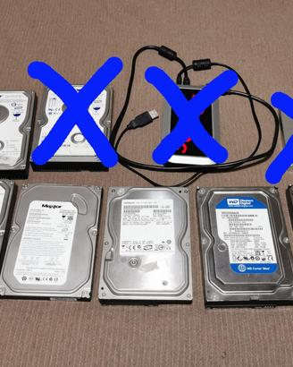 HDD interni 3,5 _SATA & IDE _ 80 / 160 / 250 / 320