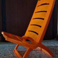 Spiaggina - sedia pieghevole in plastica