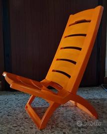 Spiaggina - sedia pieghevole in plastica