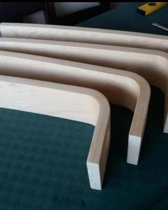 Gambe Ikea per scrivania/ tavolo color frassino 